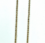 Nickel Free 18K Gold Plated Ball Style Chain Necklace - 43cm - Beadsy Beads