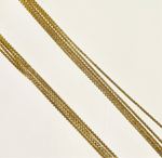 Nickel Free Gold Plated Chain Cable Chain Necklace - 42 cm - Beadsy Beads