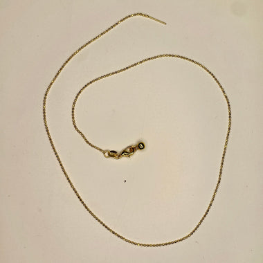 Nickel Free Gold Plated Chain Necklace - 42 cm - Beadsy Beads