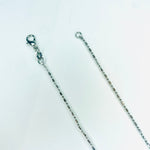 Nickel Free Tarnish Resistant Ball and Bar Style Chain Necklace 44cm - Beadsy Beads