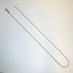 Nickel Free Tarnish Resistant Ball and Bar Style Chain Necklace 44cm - Beadsy Beads