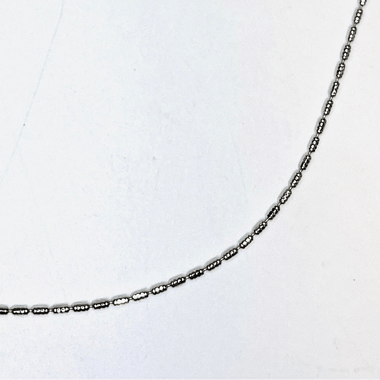 Nickel Free Tarnish Resistant Bar Style Chain Necklace 43cm - Beadsy Beads