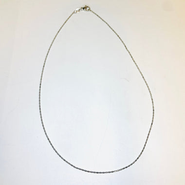Nickel Free Tarnish Resistant Bar Style Chain Necklace 43cm - Beadsy Beads