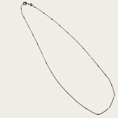 Nickel Free Tarnish Resistant Figaro Curb Chain Necklace 44cm - Beadsy Beads