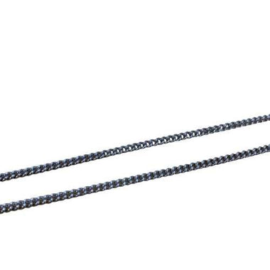 Nickel Free Tarnish Resistant Soldered Links Silver - Double Curb Style - 1 Meter Bag - Beadsy Beads