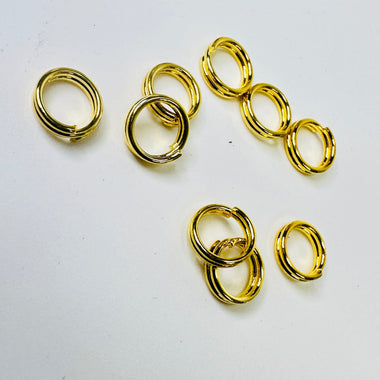 Nickel Free Tarnish Resistant Split ring 6mm - Beadsy Beads