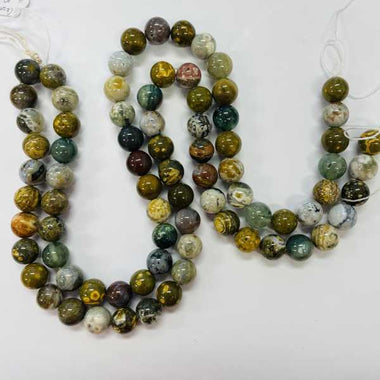 Ocean Jasper Round Strand 10mm - Beadsy Beads