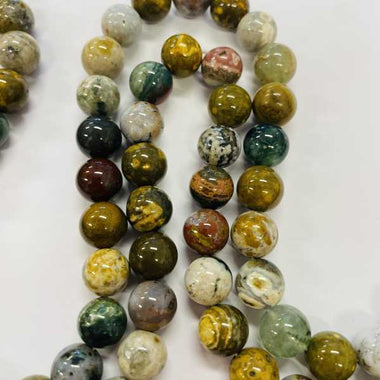 Ocean Jasper Round Strand 10mm - Beadsy Beads
