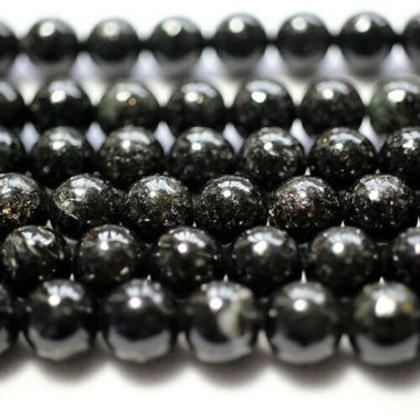 Authentic RARE! Phlogopite Gemstones Beads Round 8mm - 10 pcs