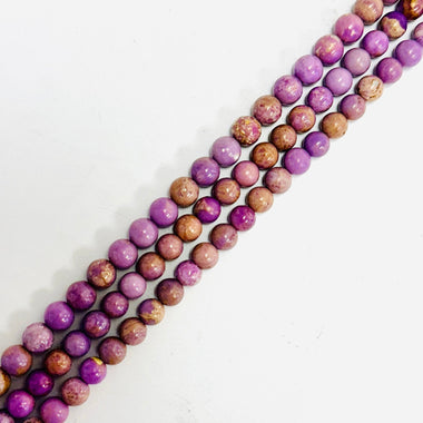 Phosphosiderite Crystal Gemstone Beads Round 6mm | 15.5'' Strand - Beadsy Beads