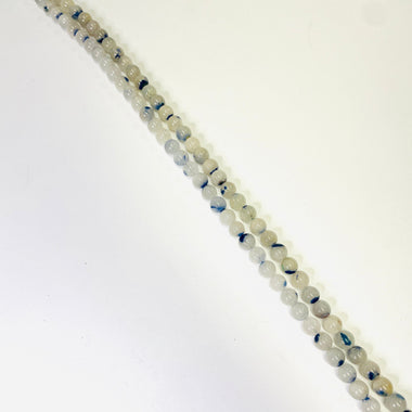 RARE! Dumortierite Crystal Gemstone Beads Round 8mm 15.5'' Strand - Beadsy Beads