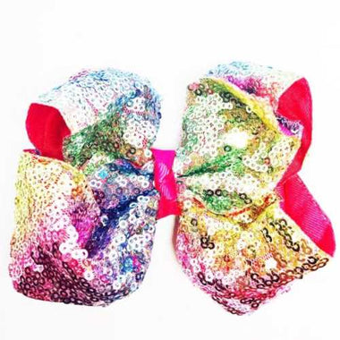 Shiny Sequins Twisted Hairbow - Beadsy Beads
