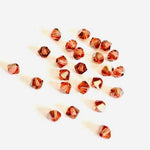 Swarovski Crystal Beads Bicone Crystal 4mm (Packet of 20pcs ) Satin Series - Beadsy Beads