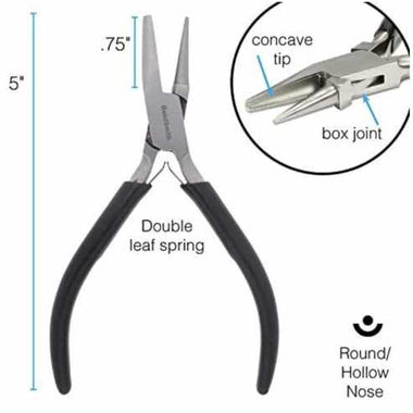 The Bead Smith Round Concave Pliers - Beadsy Beads