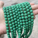 Multi Colour Volcanic Lava Stone Loose Beads Gemstone 8mm 15 inches strands