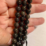 Excellent Quality! Australian Black Opal Loose Gemstone Beads Choose Size- 15.5in Strand