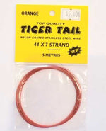 Tiger Tail Flexible Wire (Kaygee Product) 5m - Orange