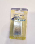 Artistic Wire Silver Plated Twisted (Silver) - 18 Gauge