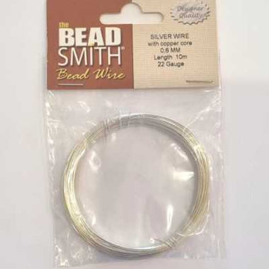 The Bead Smith Bead Wire (Silver) - 22 Gauge