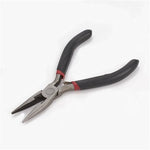 Carbon Steel Jewelry Plier Sets, including Wire Cutter Plier, Round Nose Plier, Side Cutting Plier and Crimping Plier