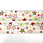 Grosgrain Ribbon Star Festival Pattern 25mm