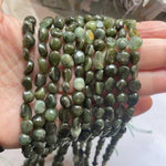 Authentic Canadian Jade Potato Tumbled Nugget Gemstones Beads 7-8mm - 15.5" Strand