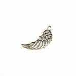 925 Sterling Silver Charm Angel wing - 1pc - Beadsy Beads