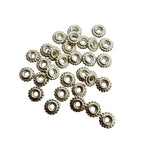925 Sterling Silver Daisy Spacer 6mm- 1pc - Beadsy Beads