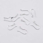 925 Sterling Silver Ear Hooks 10 pairs - Beadsy Beads