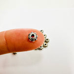 925 Sterling Silver Flower Spacer 7mm - 1pc - Beadsy Beads