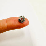925 Sterling Silver Flower Spacer Bead 8mm- 1pc - Beadsy Beads