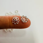 925 Sterling Silver Flower Spacer Bead Cap 9mm- 1pc - Beadsy Beads