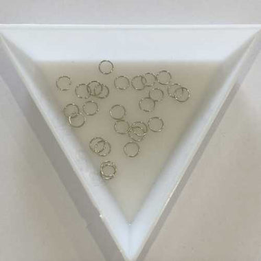 925 Sterling Silver Jump Ring 4mm - 1 gram - Beadsy Beads