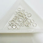 925 Sterling Silver Jump Ring 6mm - 6pc - Beadsy Beads