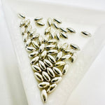 925 Sterling Silver Rice Bead 6mm - 1pc - Beadsy Beads