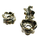 925 Sterling Silver Spacer Bead Flower 10mm - 1pc - Beadsy Beads