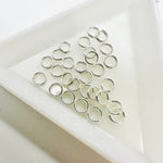 925 Sterling Silver Split Rings 5mm - 6pc - Beadsy Beads