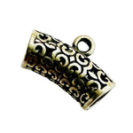 925 Sterling Silver Tube Bead Connector 13mm- 1pc - Beadsy Beads