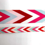 Grosgrain Ribbon Arrow Pattern Multi Coloured