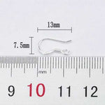 925 Sterling Silver Ear Hooks 10 pairs