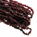 Authentic Garnet Chips Crystal Gemstone Beads Strand 85cm