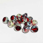 Czech Glass Vintage Window Beads Antique Tricut 8mm - 10pcs