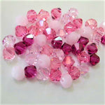 Swarovski Crystal Beads Bicone Crystal 4mm Pretty Pinks