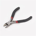 Carbon Steel Jewelry Plier Sets, including Wire Cutter Plier, Round Nose Plier, Side Cutting Plier and Crimping Plier