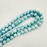 ''AAA" LARIMAR Gemstone Crystal Round Bead 15 Inch strand size 8mm