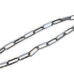 Nickel Free Silver Chain -Rectangular Chain Link - 1 Metre