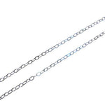 Sterling Silver Chain -Elongated Chain Link - 30cm