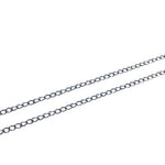 Nickel Free Tarnish Resistant Soldered Links Silver - Curb Rolo Style  - 24.5cm Bag
