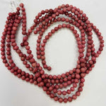 Rhodonite  Round Bead 'A' 6 mm strand