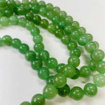 Green Aventurine  Crystal Round Bead Strand 15.5 inch